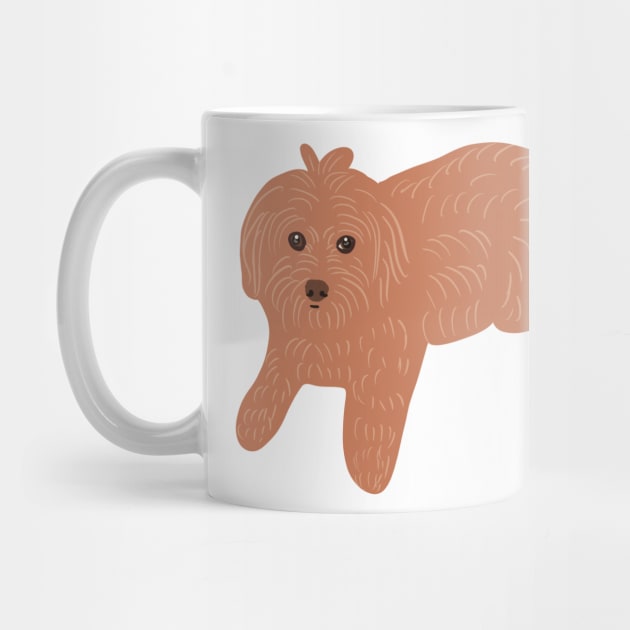 Brown Maltipoo by PatternbyNOK